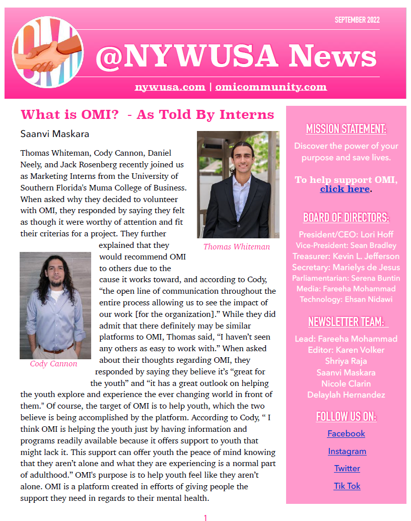 September 2022 newsletter cover